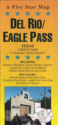 Buy map Del Rio / Eagle Pass, Texas Street Map