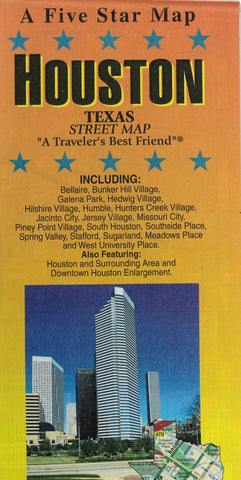 Buy map Houston, Texas Street Map