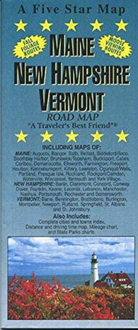 Buy map Maine / New Hampshire / Vermont