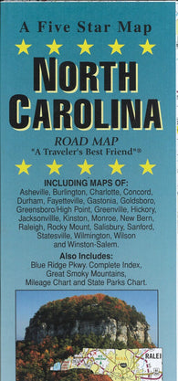 Buy map North & South Carolina State Map