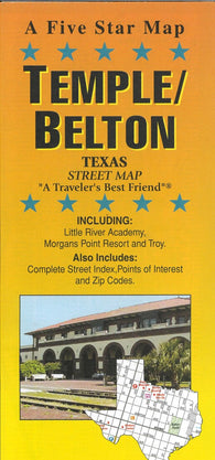 Buy map Temple / Belton, Texas Street Map