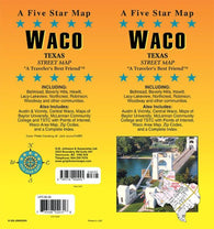 Buy map Waco : Texas : Street map