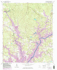 Abbottsford Georgia Historical topographic map, 1:24000 scale, 7.5 X 7.5 Minute, Year 1964