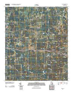Acree Georgia Historical topographic map, 1:24000 scale, 7.5 X 7.5 Minute, Year 2011