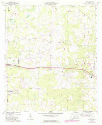 Acree Georgia Historical topographic map, 1:24000 scale, 7.5 X 7.5 Minute, Year 1973
