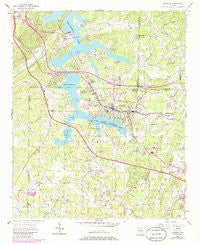Acworth Georgia Historical topographic map, 1:24000 scale, 7.5 X 7.5 Minute, Year 1956