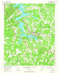 Acworth Georgia Historical topographic map, 1:24000 scale, 7.5 X 7.5 Minute, Year 1956