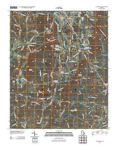 Adairsville Georgia Historical topographic map, 1:24000 scale, 7.5 X 7.5 Minute, Year 2011