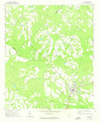 Alamo Georgia Historical topographic map, 1:24000 scale, 7.5 X 7.5 Minute, Year 1970