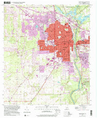 Albany West Georgia Historical topographic map, 1:24000 scale, 7.5 X 7.5 Minute, Year 1997