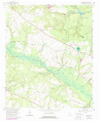 Alexander Georgia Historical topographic map, 1:24000 scale, 7.5 X 7.5 Minute, Year 1964