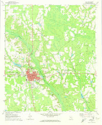 Alma Georgia Historical topographic map, 1:24000 scale, 7.5 X 7.5 Minute, Year 1971