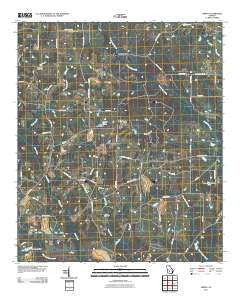 Amboy Georgia Historical topographic map, 1:24000 scale, 7.5 X 7.5 Minute, Year 2011