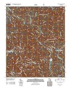 Amicalola Georgia Historical topographic map, 1:24000 scale, 7.5 X 7.5 Minute, Year 2011