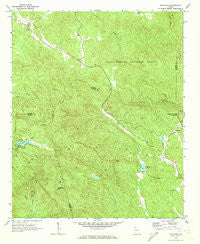 Amicalola Georgia Historical topographic map, 1:24000 scale, 7.5 X 7.5 Minute, Year 1971