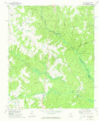 Apalachee Georgia Historical topographic map, 1:24000 scale, 7.5 X 7.5 Minute, Year 1972