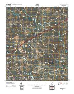 Apple Valley Georgia Historical topographic map, 1:24000 scale, 7.5 X 7.5 Minute, Year 2011