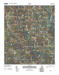 Arabi Georgia Historical topographic map, 1:24000 scale, 7.5 X 7.5 Minute, Year 2011