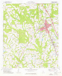 Ashburn Georgia Historical topographic map, 1:24000 scale, 7.5 X 7.5 Minute, Year 1973