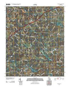 Ashland Georgia Historical topographic map, 1:24000 scale, 7.5 X 7.5 Minute, Year 2011