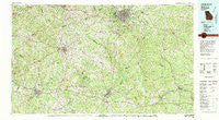 Athens Georgia Historical topographic map, 1:100000 scale, 30 X 60 Minute, Year 1980