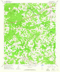 Auburn Georgia Historical topographic map, 1:24000 scale, 7.5 X 7.5 Minute, Year 1964