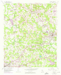 Austell Georgia Historical topographic map, 1:24000 scale, 7.5 X 7.5 Minute, Year 1954