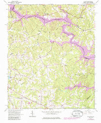 Avalon Georgia Historical topographic map, 1:24000 scale, 7.5 X 7.5 Minute, Year 1963