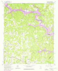 Avalon Georgia Historical topographic map, 1:24000 scale, 7.5 X 7.5 Minute, Year 1963