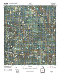 Axson Georgia Historical topographic map, 1:24000 scale, 7.5 X 7.5 Minute, Year 2011