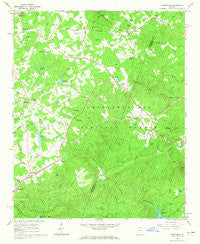 Ayersville Georgia Historical topographic map, 1:24000 scale, 7.5 X 7.5 Minute, Year 1964