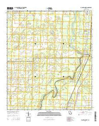 Baconton North Georgia Current topographic map, 1:24000 scale, 7.5 X 7.5 Minute, Year 2014
