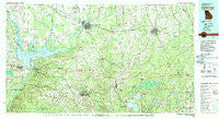 Bainbridge Georgia Historical topographic map, 1:100000 scale, 30 X 60 Minute, Year 1978
