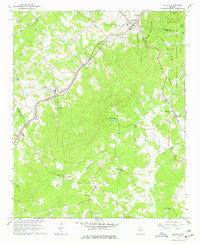 Baldwin Georgia Historical topographic map, 1:24000 scale, 7.5 X 7.5 Minute, Year 1964