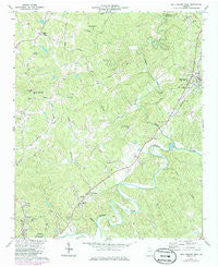 Ball Ground West Georgia Historical topographic map, 1:24000 scale, 7.5 X 7.5 Minute, Year 1973