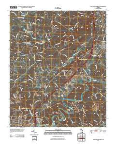 Ball Ground West Georgia Historical topographic map, 1:24000 scale, 7.5 X 7.5 Minute, Year 2011