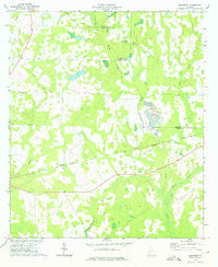 Bancroft Georgia Historical topographic map, 1:24000 scale, 7.5 X 7.5 Minute, Year 1973