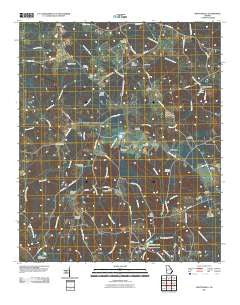 Bastonville Georgia Historical topographic map, 1:24000 scale, 7.5 X 7.5 Minute, Year 2011