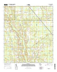 Beach Georgia Current topographic map, 1:24000 scale, 7.5 X 7.5 Minute, Year 2014