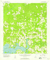 Beachton Georgia Historical topographic map, 1:24000 scale, 7.5 X 7.5 Minute, Year 1957