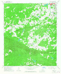 Benedict Georgia Historical topographic map, 1:24000 scale, 7.5 X 7.5 Minute, Year 1966