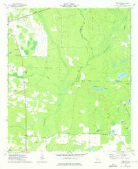 Bermuda Georgia Historical topographic map, 1:24000 scale, 7.5 X 7.5 Minute, Year 1974