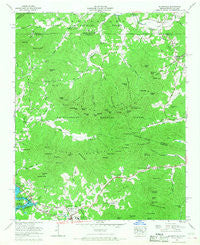 Blairsville Georgia Historical topographic map, 1:24000 scale, 7.5 X 7.5 Minute, Year 1966