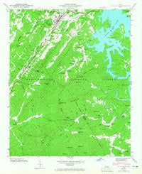 Blue Ridge Georgia Historical topographic map, 1:24000 scale, 7.5 X 7.5 Minute, Year 1946