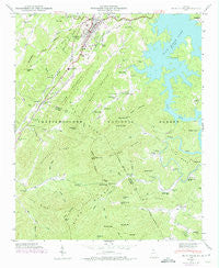 Blue Ridge Georgia Historical topographic map, 1:24000 scale, 7.5 X 7.5 Minute, Year 1946