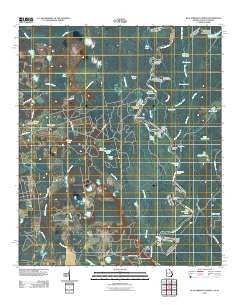 Blue Springs Landing Georgia Historical topographic map, 1:24000 scale, 7.5 X 7.5 Minute, Year 2011