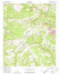 Blythe Georgia Historical topographic map, 1:24000 scale, 7.5 X 7.5 Minute, Year 1948