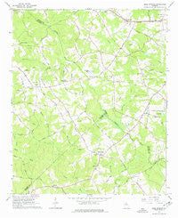Bold Springs Georgia Historical topographic map, 1:24000 scale, 7.5 X 7.5 Minute, Year 1964
