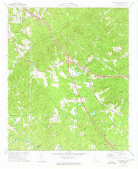 Bolingbroke Georgia Historical topographic map, 1:24000 scale, 7.5 X 7.5 Minute, Year 1974