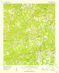 Bolingbroke Georgia Historical topographic map, 1:62500 scale, 15 X 15 Minute, Year 1956